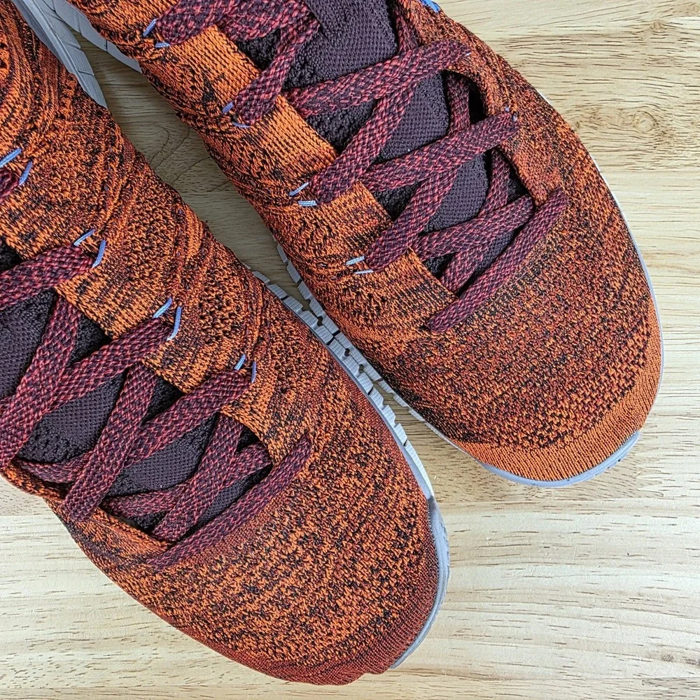 Nike Free Flyknit Chukka Sneakers Mens Size 11 Cinnabar Athletic Shoe 639700-601